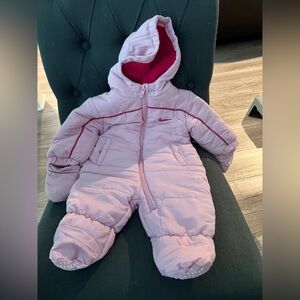 Baby girl overall Nike thick jacket